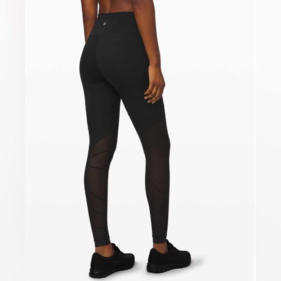 Lululemon sheer will high rise tight black size 4 - Picture 2 of 7